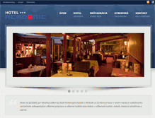 Tablet Screenshot of new.hotel-academic.sk